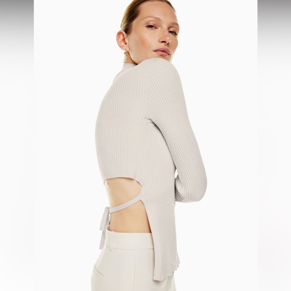 Aritzia Babaton Sculpt Knit Tie Back - Picture 2 of 5